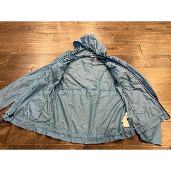 prAna Womens Blue Inabel Lightweight Water Repellent Windbreaker Jacket Size S - Picture 5 of 11